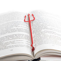 Ukrainian designer Dmitriy little devil red long bookmark little devils Trident
