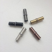 Door handle accessories Fixed foot seat Homemade wood handle flat mouth connector 25 diameter glass door armrest parts