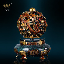 Time to run copper cornucopia home decoration ornaments high-end opening gifts living room ornaments Kowloon Xianrui