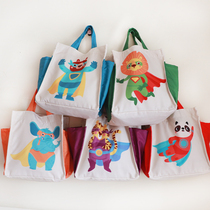 Ndht multi-function mommy bag baby large capacity c storage bag Waterproof cartoon bento bag Japanese and Korean handbag