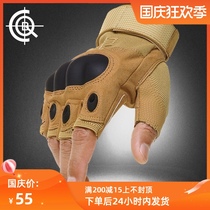 CQB tactical gloves half-finger special forces anti-cutting combat gloves male military fans outdoor fitness riding non-slip