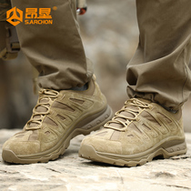 Ang 4D outdoor climbing shoes low-top light travel shoes wear-resistant anti-skid tactical boots off-road collision shock absorption