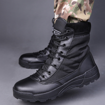 Spring and autumn anti-skid tactical boots male Special Forces combat boots wear-resistant desert boots training boots mountaineering shoes Land Tactical Boots