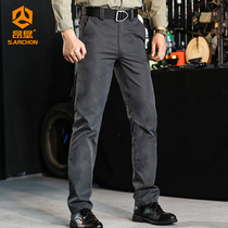 Onreclamation Tactical Western pants Mens spring and autumn elastic body straight cylinder waterproof and breathable military fans for training pants outdoor tooling long pants