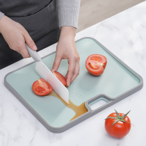 Japanese cutting fruit chopping board plastic cutting board kitchen chopping board anti-mildew mini baby food supplement household knife board