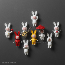 Unsemi-copyright custom plagiarism must be investigated | New long-eared rabbit refrigerator stickers tiles 3D stereo magnetic stickers