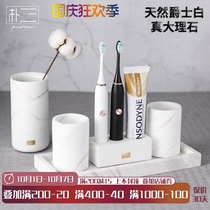 Marble Electric Toothbrush Holder Holder Holder Holder table table toilet tray tooth brush cup set