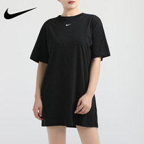 NIKE NIKE Skirt Womens Skirt 2021 Autumn New Dress Sportswear Long T-shirt CJ2243-010