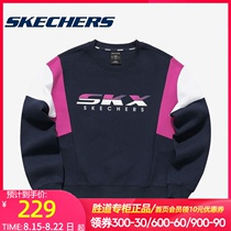  Skechi official sweater womens 2021 autumn new sportswear jacket round neck pullover tide L121W034