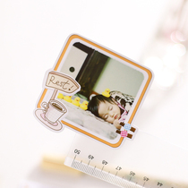 Customized childrens kindergarten growth manual decorative material diy make sticker stickers photo frame Photo Print