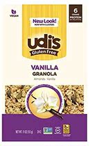 Udis Gluten Free Granola Vanilla 12-Ounce Pouches