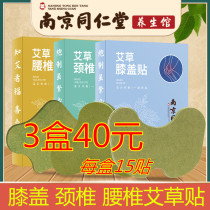 Tongrentang knee joint sticking moxibustion wormwood grass cervical vertebra sticking hot patch shoulder pain self-heating ginger warm
