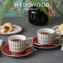 In stock) WEDGWOOD Live Gold powder Bone China Afternoon tea Teacup plate Luxury coffee cup plate set