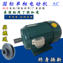 yy7134 copper wire GB household single-phase small motor 220V sub-horsepower motor YY7144 drilling motor