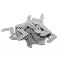 LN18 aluminium alloy external hanging half-pack line iron inserts corner code steel clips accessories free of paint plate cabinet door fixed angle