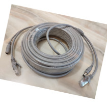 Outdoor 2-in -1 network monitoring with power integrated camera network cable video transmission extension finished cable