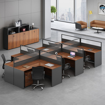 Staff screen desk simple modern 2468 people working space office partition card holder office furniture combination