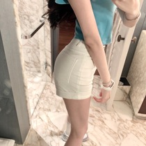 Ruoyuo custom white Net red high waist jeans women 2021 new summer thin straight slim shorts