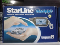 STARLINE B9 two-way ALARM anti-theft system two-way with LCD screen anti-theft device Russian car supplies