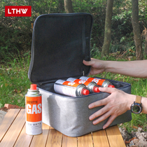  LTHW travel Teng outdoor picnic bag hand bag Iwatani stove storage bag Camping portable picnic tableware hand bag