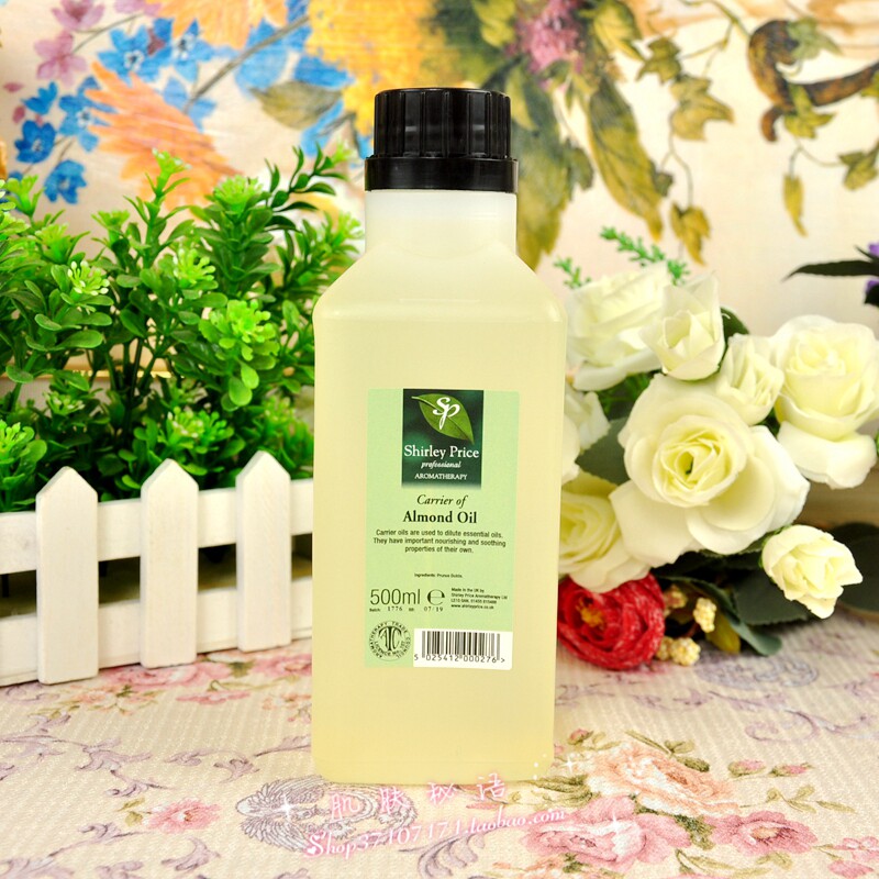 British Shirley Price sp sweet almond base oil 500ml moisturizing moisturizing