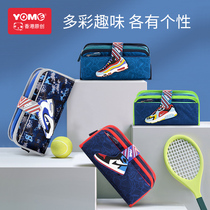 yome pencil bag Boy large capacity primary school student Japanese Velcro childrens stationery bag Creative tide childrens pencil box