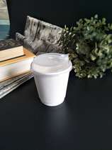 10oz double white paper cup 90 caliber coffee hot drink take-away cup can be customized logo