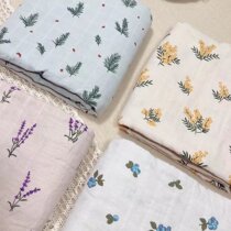 In Denmark newborn organic cotton towel sweet towel anti-surprise baby double gauze blanket cover