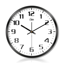 Kangba Silk watch wall clock Living room bedroom silent scanning metal quartz clock Creative simple fashion wall clock 401