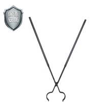 Stray dog rescue tool iron tongs extended thick catch dog pliers pet medicine tool dog anti-bite pliers