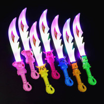 Luminous electronic knife small mini flash sword Childrens weapons Night Market stalls hot childrens toys