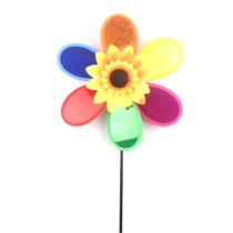 Big windmill batch manufacturers send outdoor activities sequins colorful sunflower children cartoon stall toys