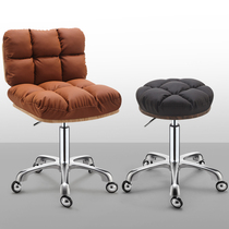 Beauty salon stool Barbershop chair Hair salon rotating lifting round stool Net red stool pulley big stool makeup