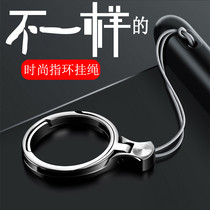 Mobile phone lanyard ring buckle short Korean creative personality multifunctional wrist rope luxury pendant pendant metal