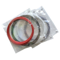 Angular body hexagonal hard wire polyester fiber hard tennis line hexagon tennis wire