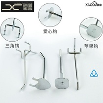 Hole multi-purpose hook load-bearing wall hook hanging shelf rotating display rack supermarket adhesive hook rack hanging net hanger