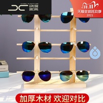 High-grade Pine solid wood myopia glasses frame glasses display stand original wooden sun glasses display stand