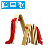 LIGE primary entry Allegro natural boiled Allegro bamboo soundboard playing Clapper wood color bamboo board