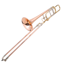 LIGE LIGE trombone musical instrument Down B turn F tune Brass pull pipe Paint gold exam performance band LSL-712