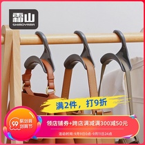 Frosty mountain bag adhesive hook multifunctional shoulder bag Hand bag female storage rack wardrobe hanging tie silk scarf rack