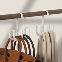 Creative full house hanger hook wardrobe non-perforated silk scarf shelf multifunctional household storage artifact bag hook