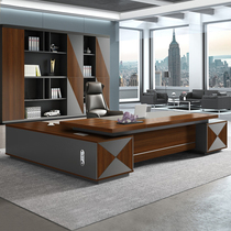 Office furniture boss table modern single office table and chair combination creative big class president manager computer table
