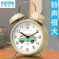Science ship alarm clock mute cute creative students children simple bedside multi-function small alarm lazy person super large sound
