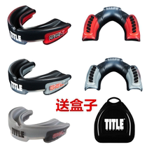 title American Boxing Gel Tooth Guard Braces Muay Thai Fighting Professional Training Competition Actual Combat Gutta Gum Bite