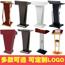 Creative welcome desk hotel podium fashion reception desk cashier counter desk front desk