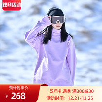 RAWRWAR new ski clothes sweater men and women high collar loose Waterproof warm veneer double board ski equipment