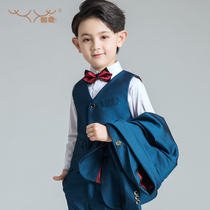 Childrens dress male flower girl costume piano performance wedding catwalk boy suit suit boy vest summer