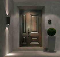 Mortal security door VDL-061 GOLDEN ANCIENT ROAD INDONESIA STREAKS UMU CAN BE CUSTOMIZED ACCORDING TO FENG SHUI SIZE