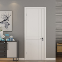 TATA wooden door minimalist indoor door bedroom wooden door solid wood composite paint silent door AC-002-J TCZ