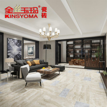  Golden silk Yuma tiles European town style wear-resistant floor tiles Living room balcony Bedroom floor tiles Bathroom wall tiles
